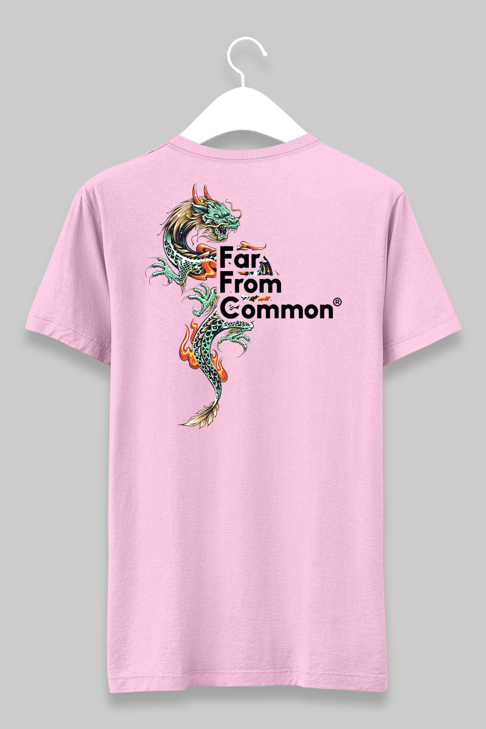Dragon Unisex Light Pink T-shirt