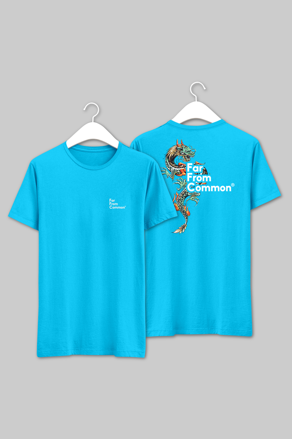 Dragon Unisex Sky Blue T-shirt