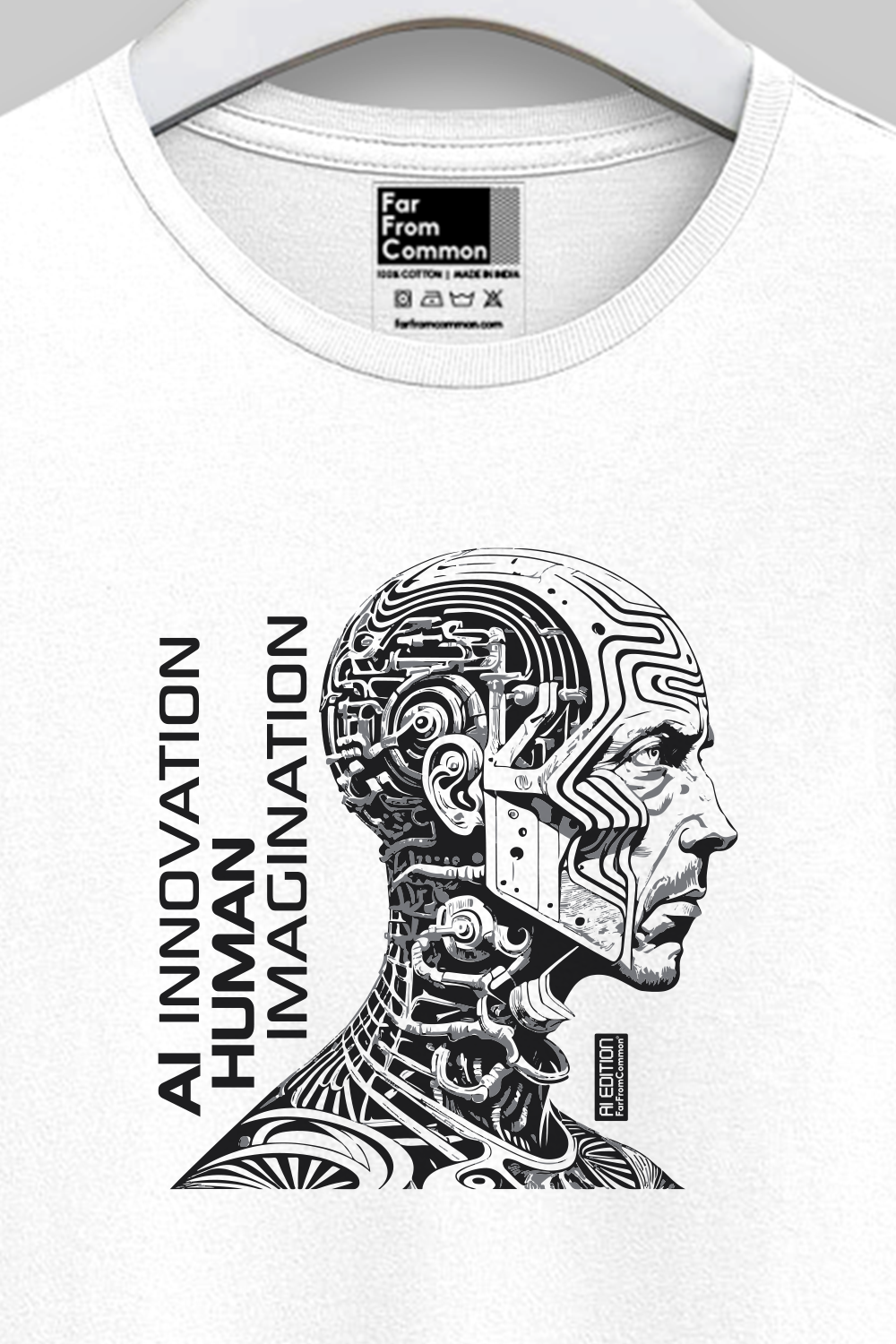 AI Innovation White Unisex T-shirt