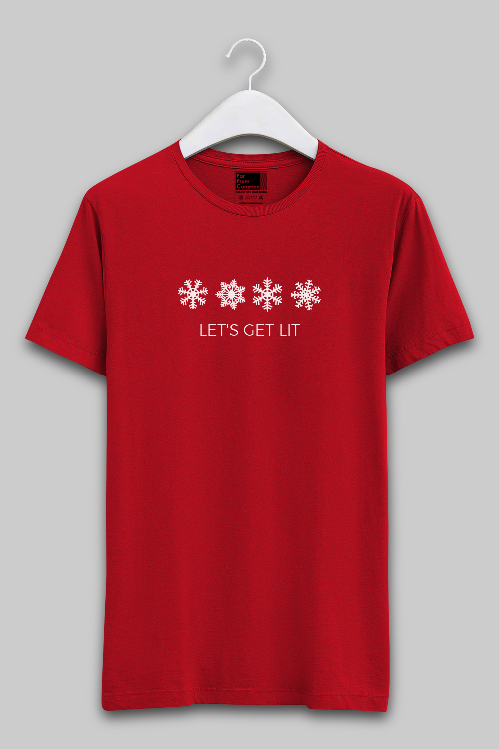 Lets Get Lit Red Unisex T-shirt