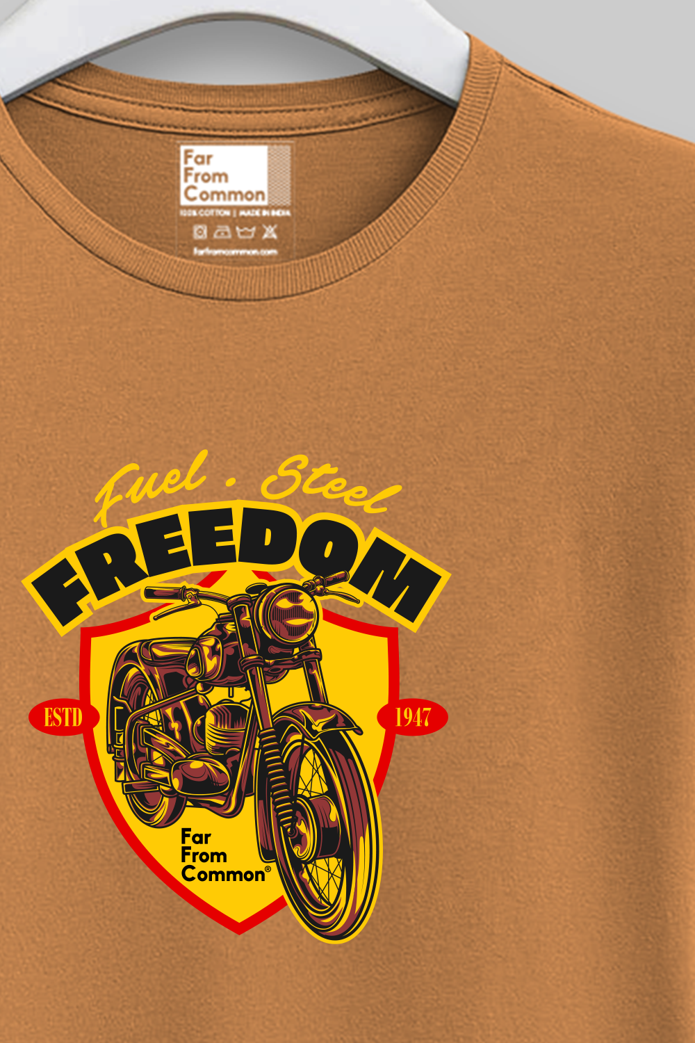 Freedom Mustard Yellow Unisex T-shirt