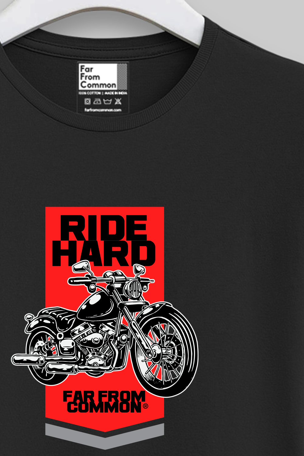 Ride Hard Black Unisex T-shirt