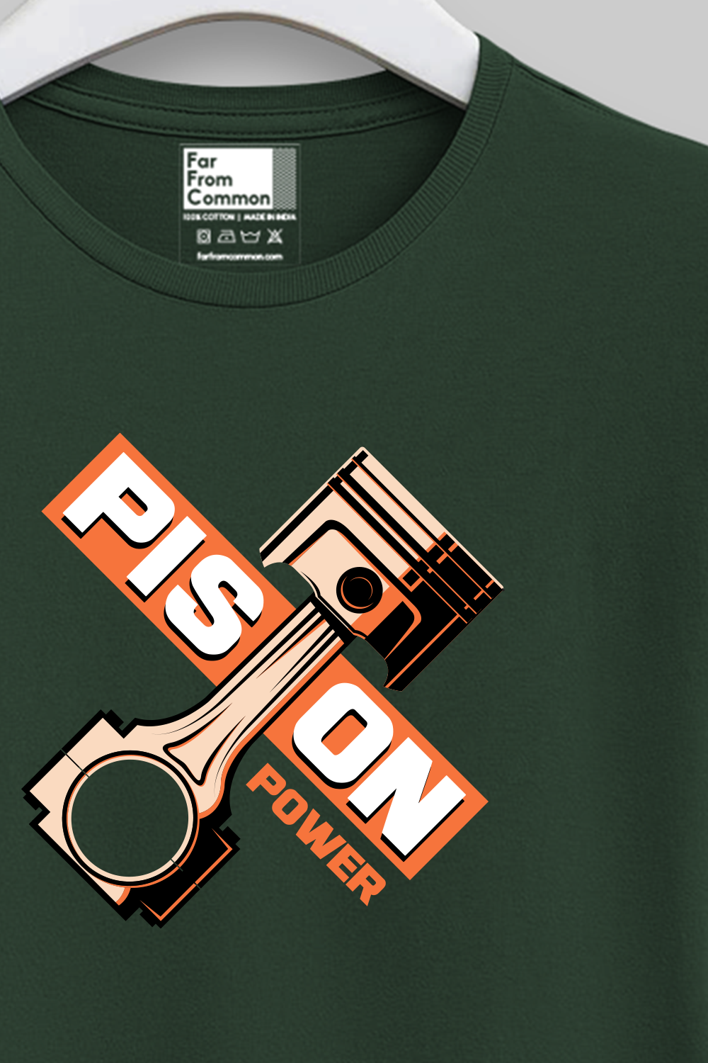 Piston Power Olive Green Unisex T-shirt