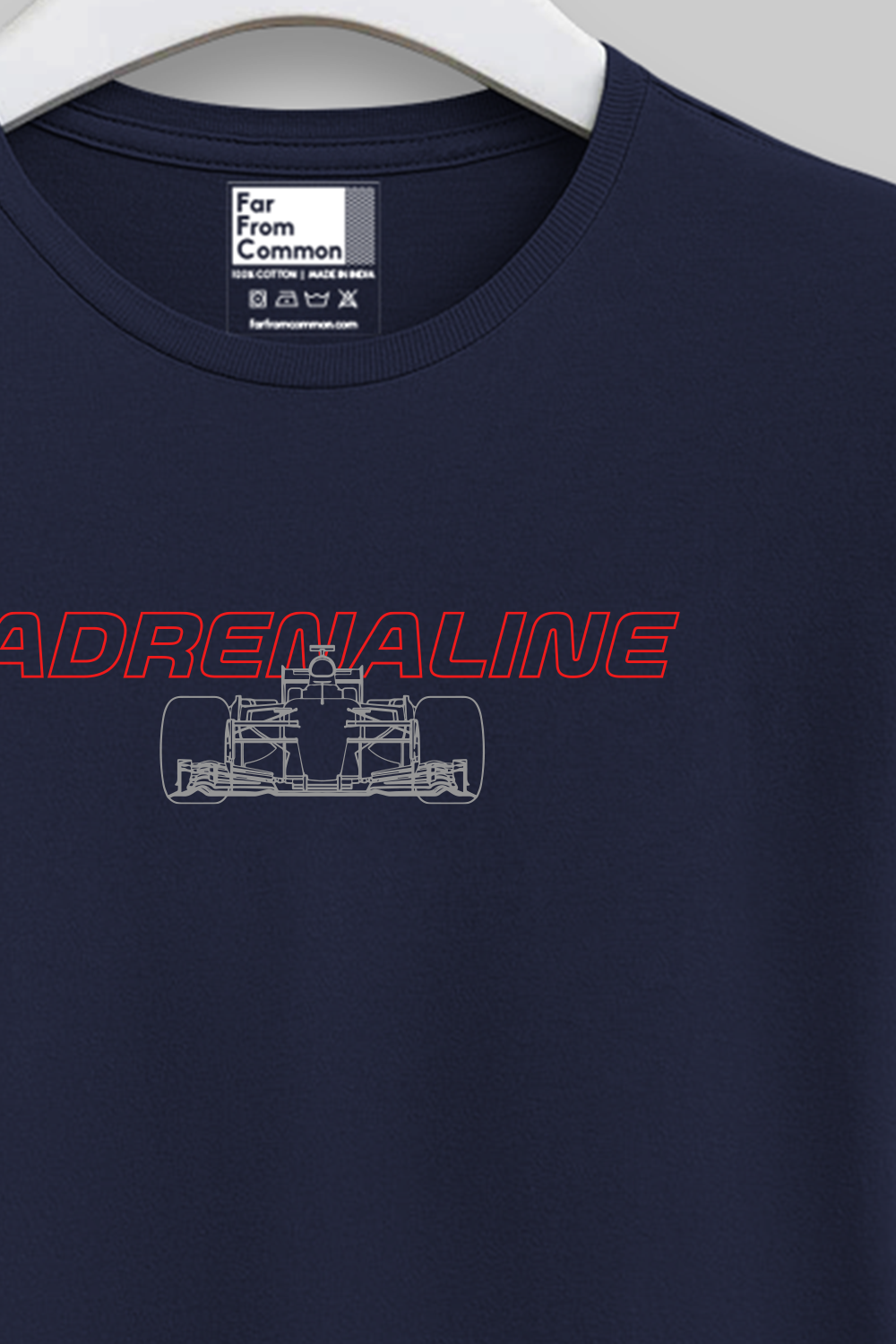 Adrenaline Navy Blue Unisex T-shirt