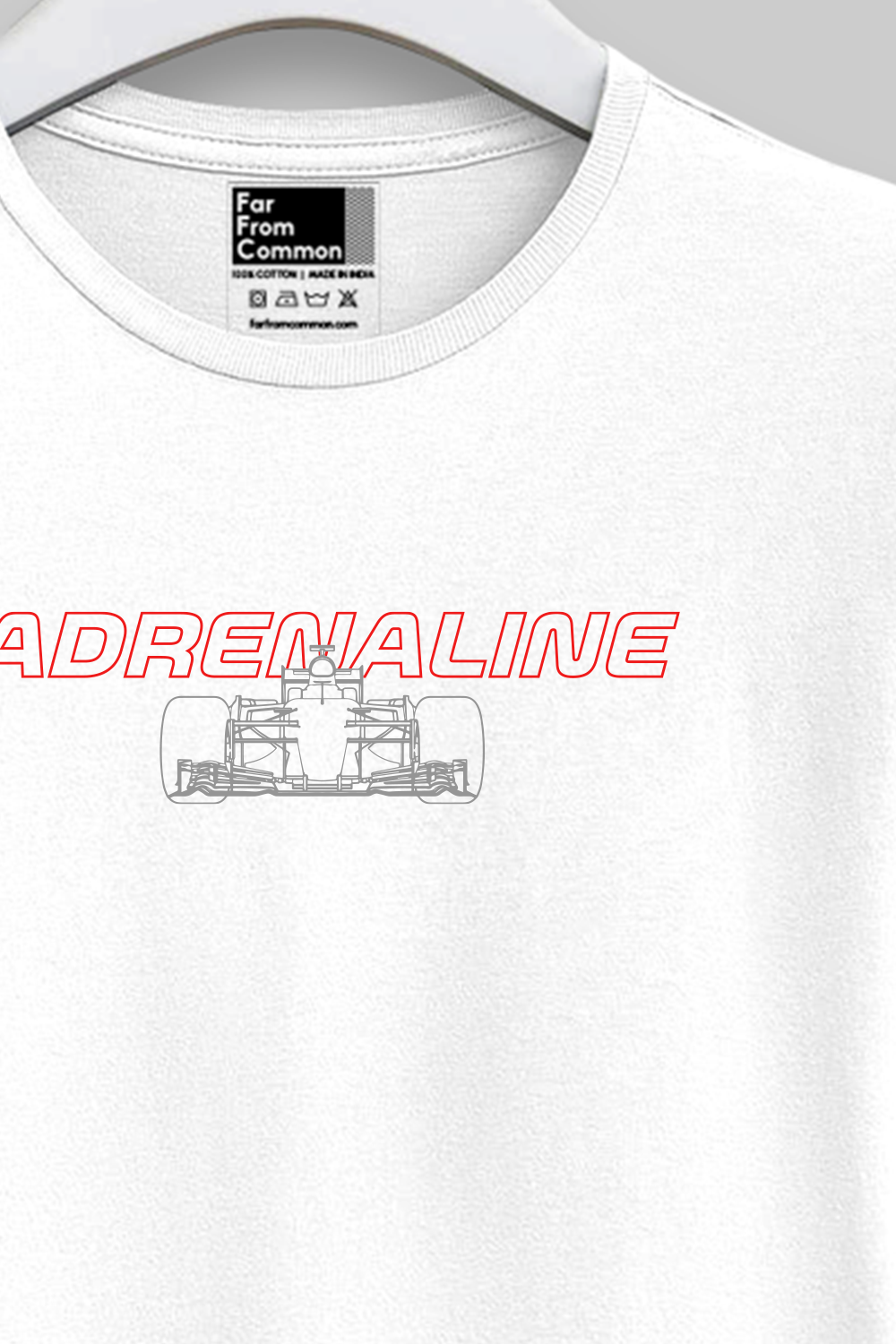 Adrenaline White Unisex T-shirt