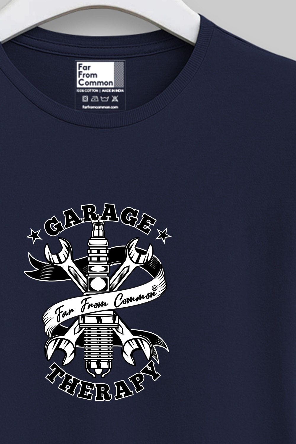 Garage Therapy Navy Blue Unisex T-shirt