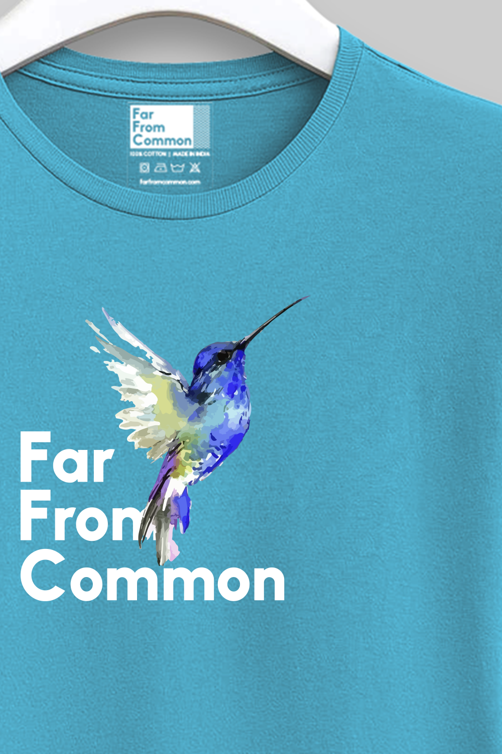 Hummingbird Unisex Sky Blue T-shirt