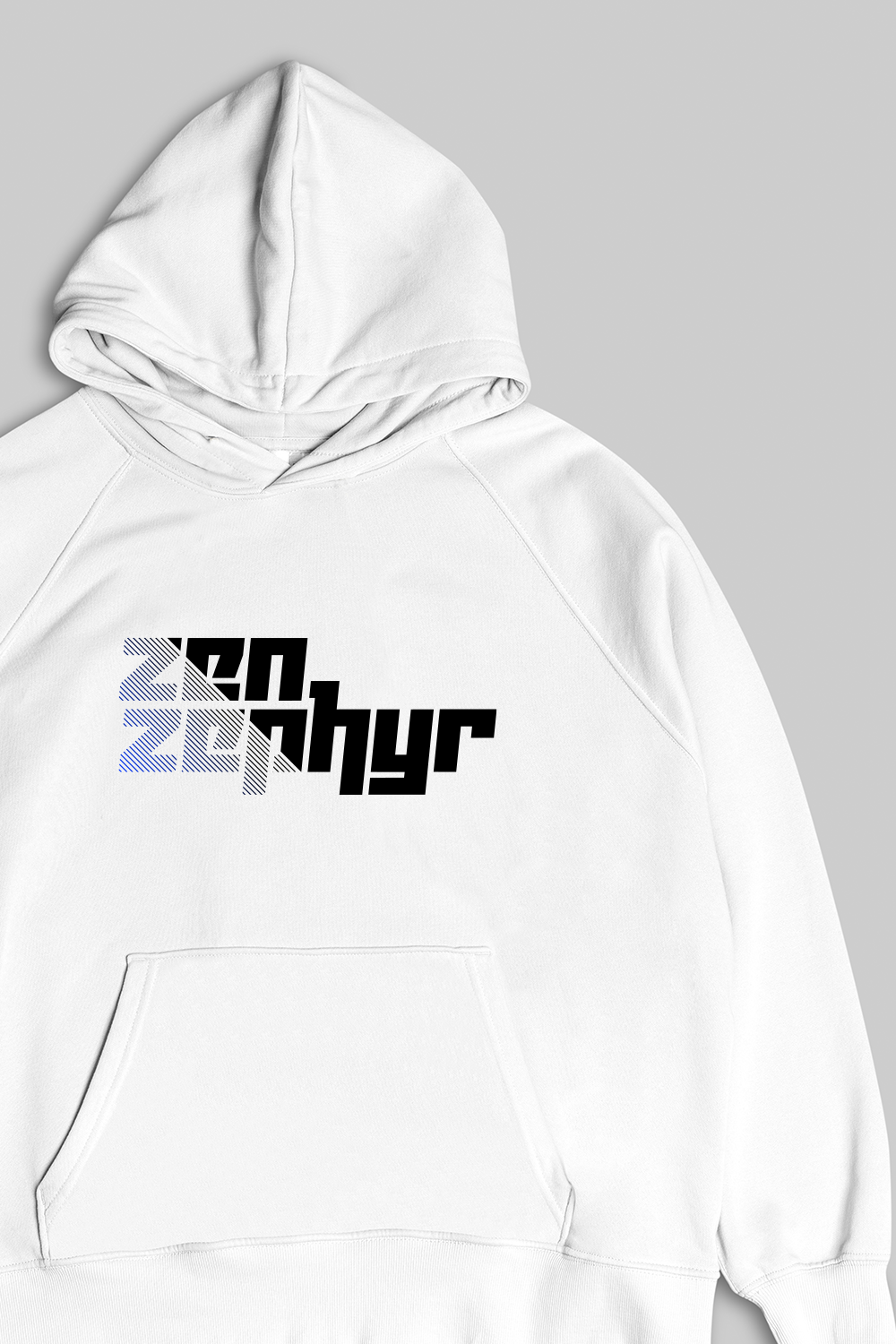 Zen Zephyr White Hoodie