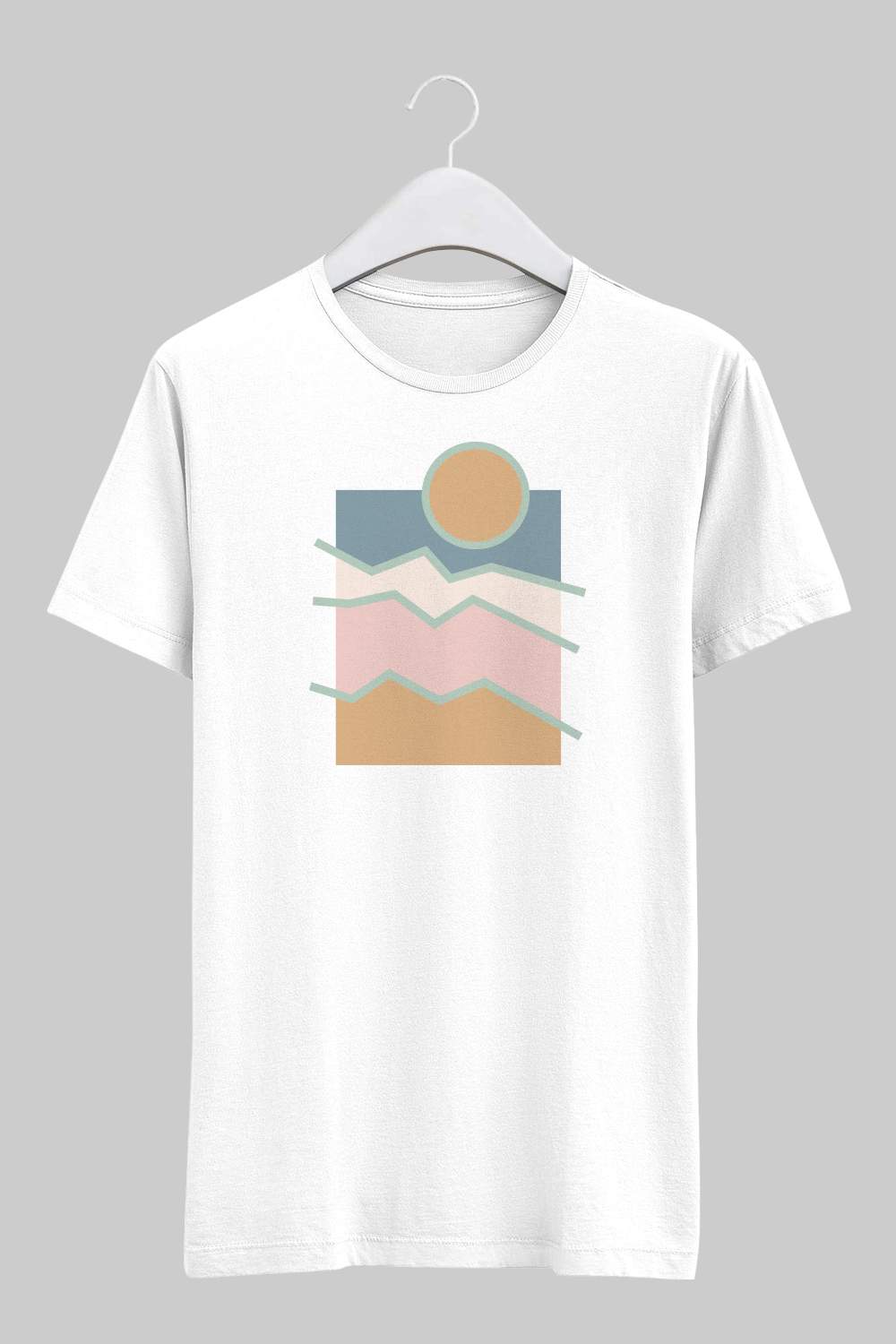Summer Pastels White Unisex T-shirt