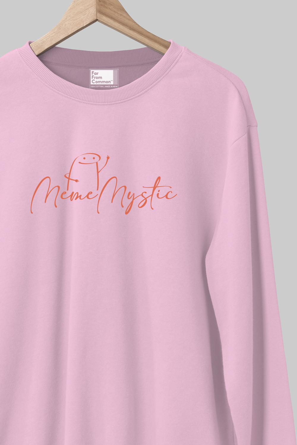 Meme Mystic Light Pink Sweatshirt