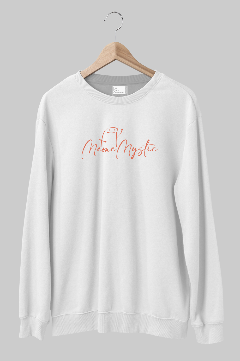 Meme Mystic White Sweatshirt