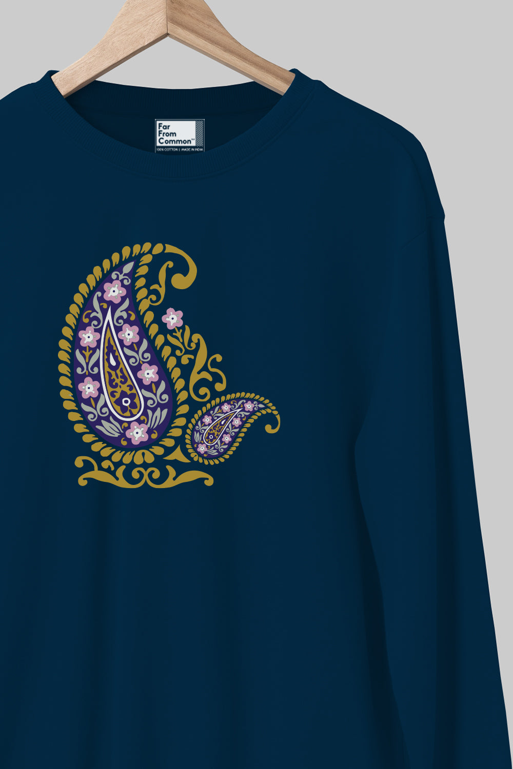 Amram Navy Blue Unisex Sweatshirt