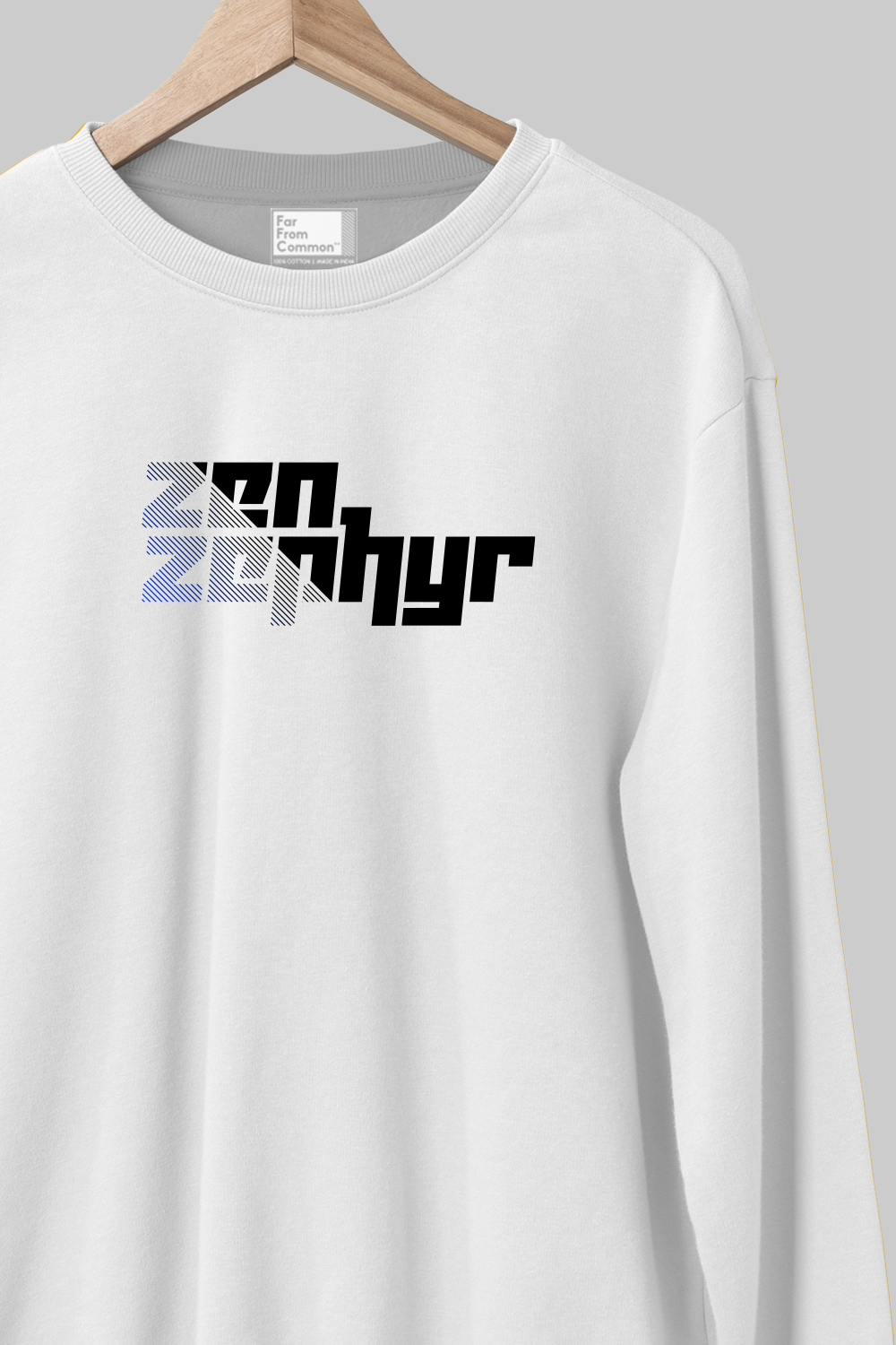 Zen Zephyr White Sweatshirt