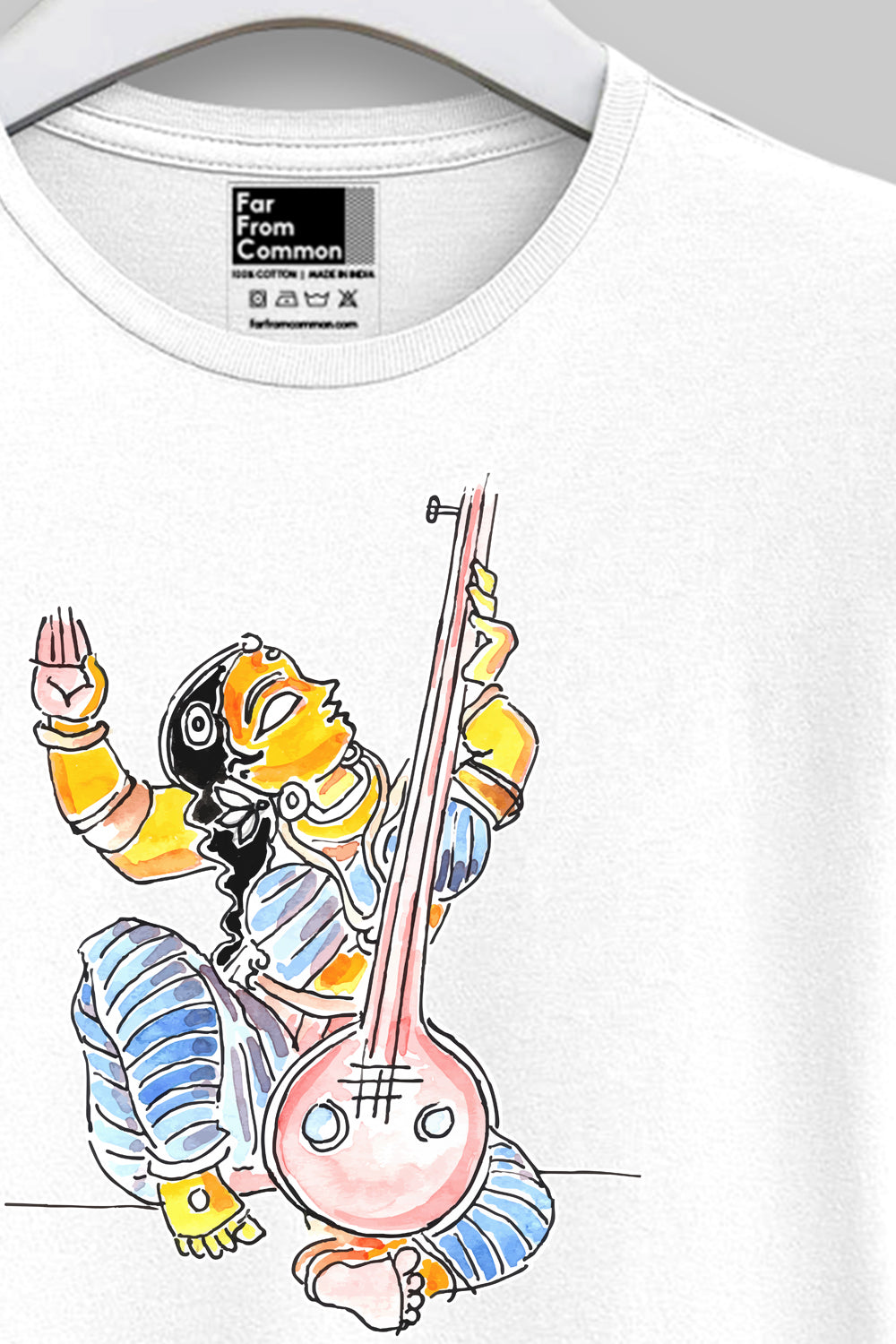 Soulful Raga White Unisex T-shirt