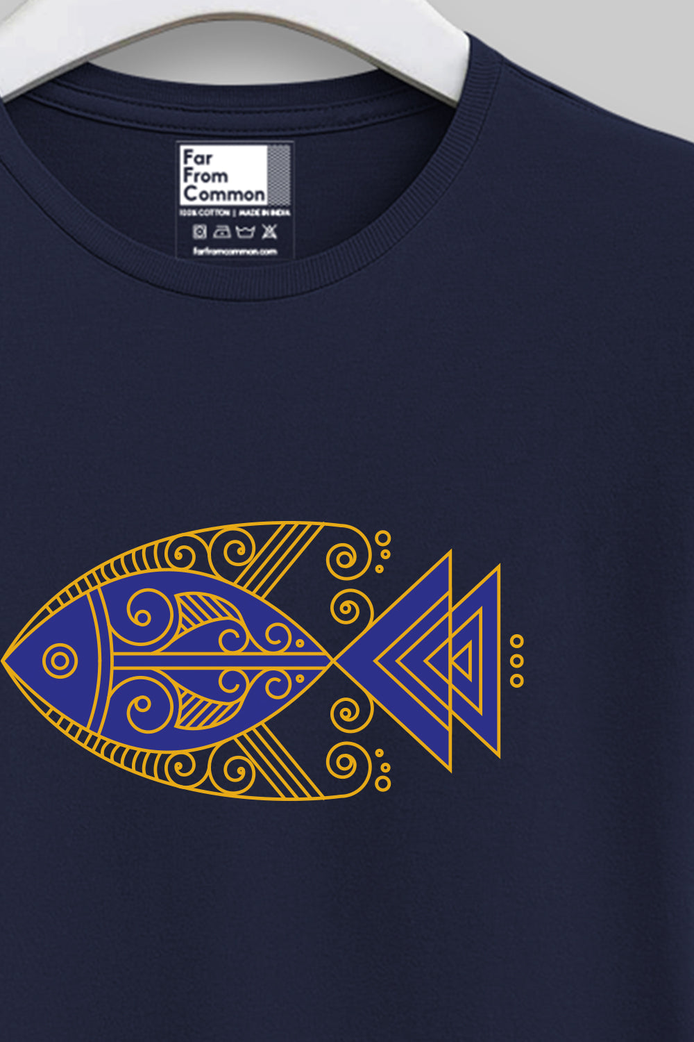 Jhasha Navy Blue Unisex T-shirt