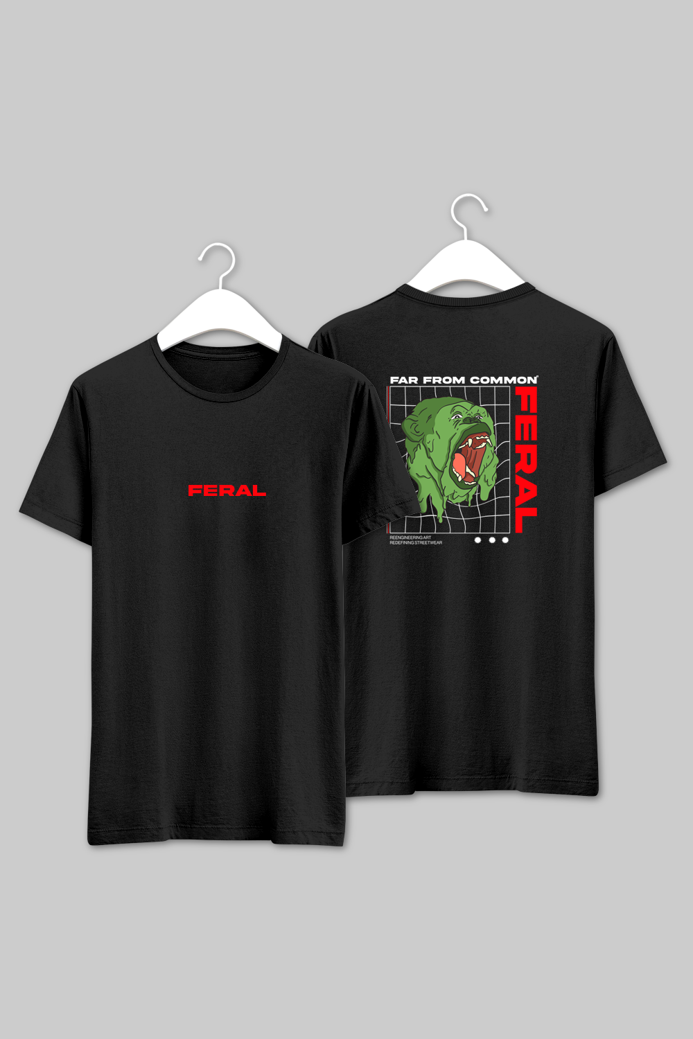 Feral Black Unisex T-shirt