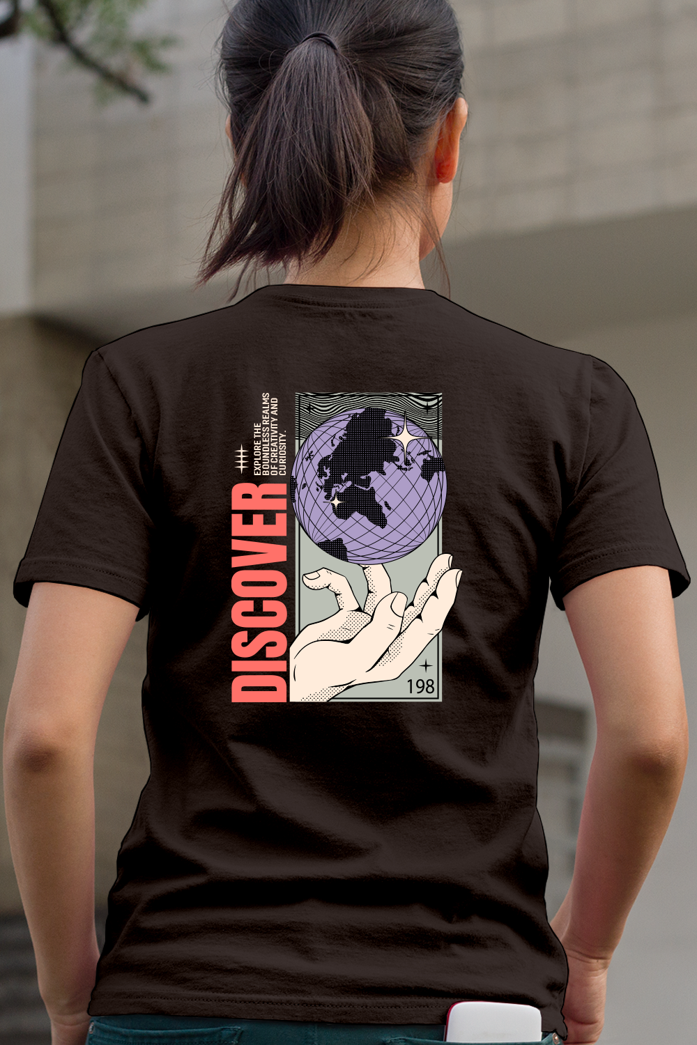 Discover Charcoal Grey Unisex T-shirt