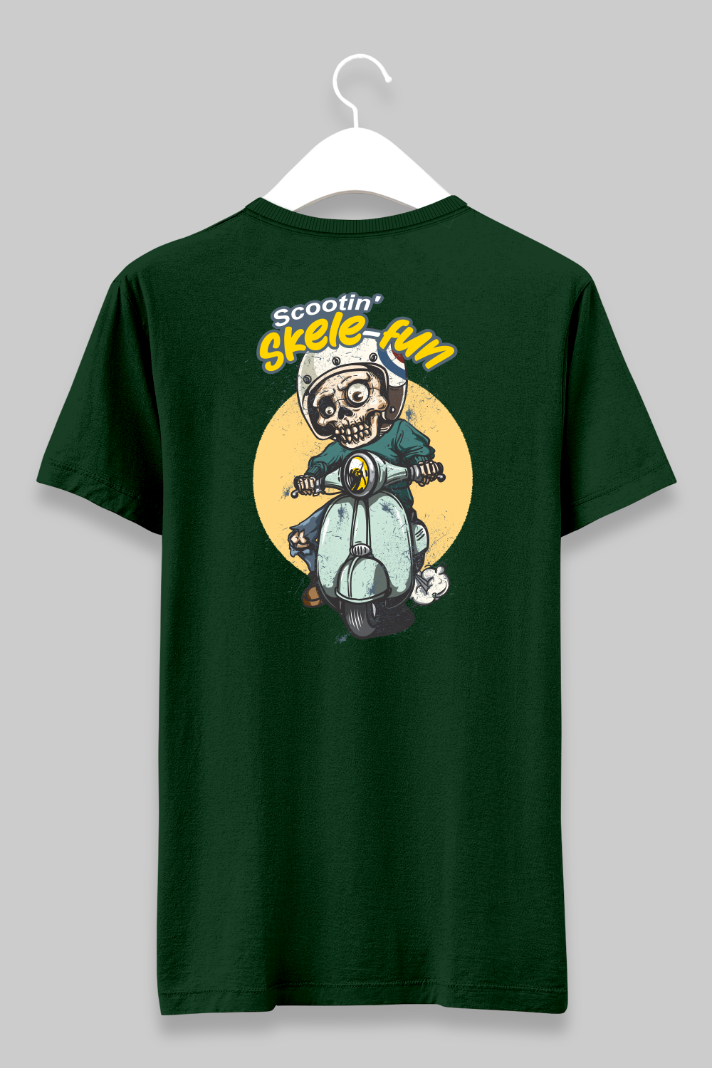 Skelefun Olive Green Unisex T-shirt