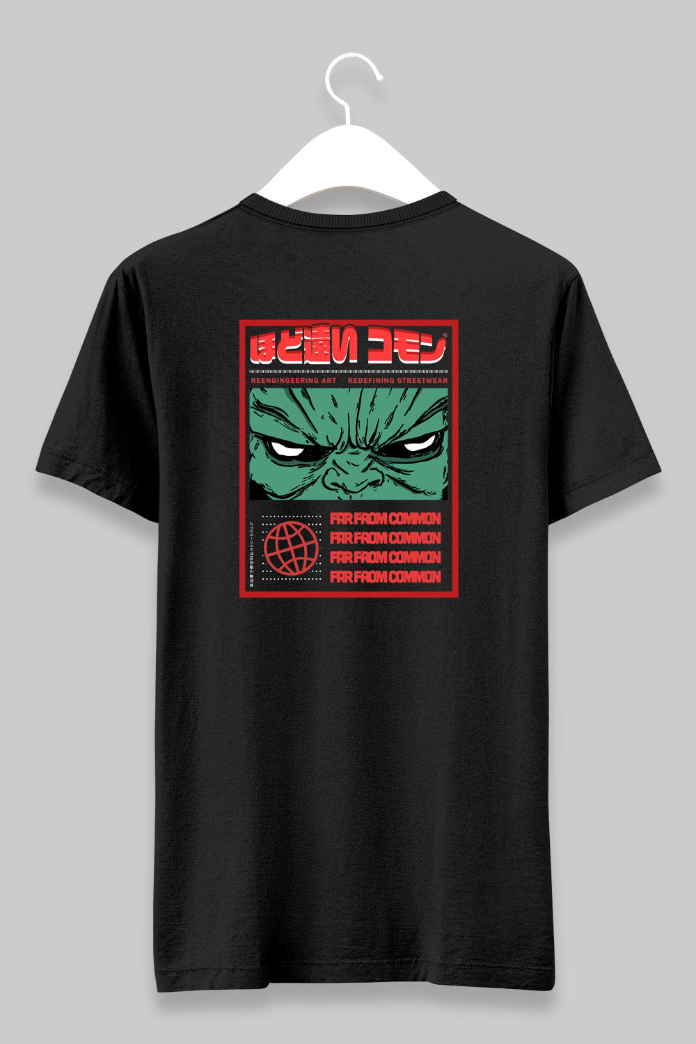 Green Menace Black Unisex T-shirt