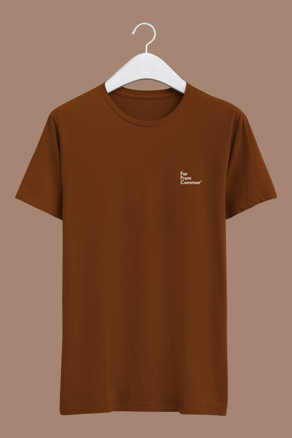 Unisex Basics T-shirt Coffee Brown