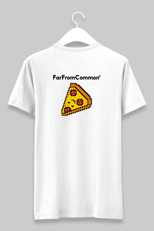 Pixel Pizza White Unisex T-shirt