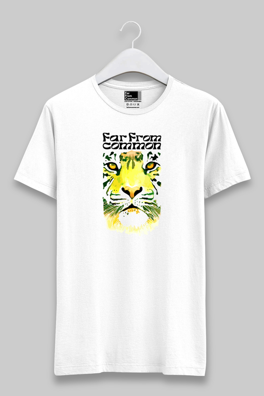 Tiger Unisex White T-shirt