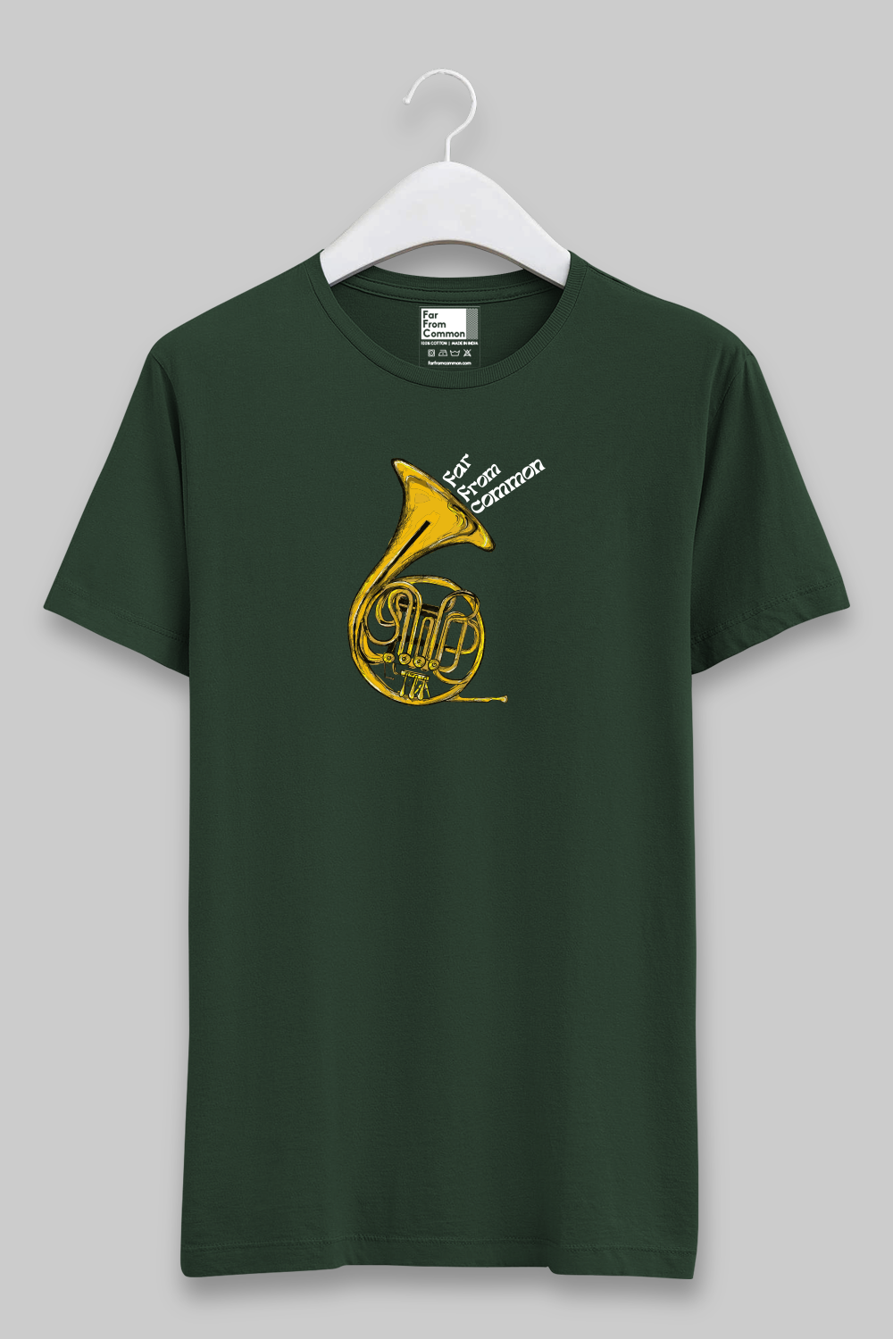 Horn Unisex Olive Green T-shirt