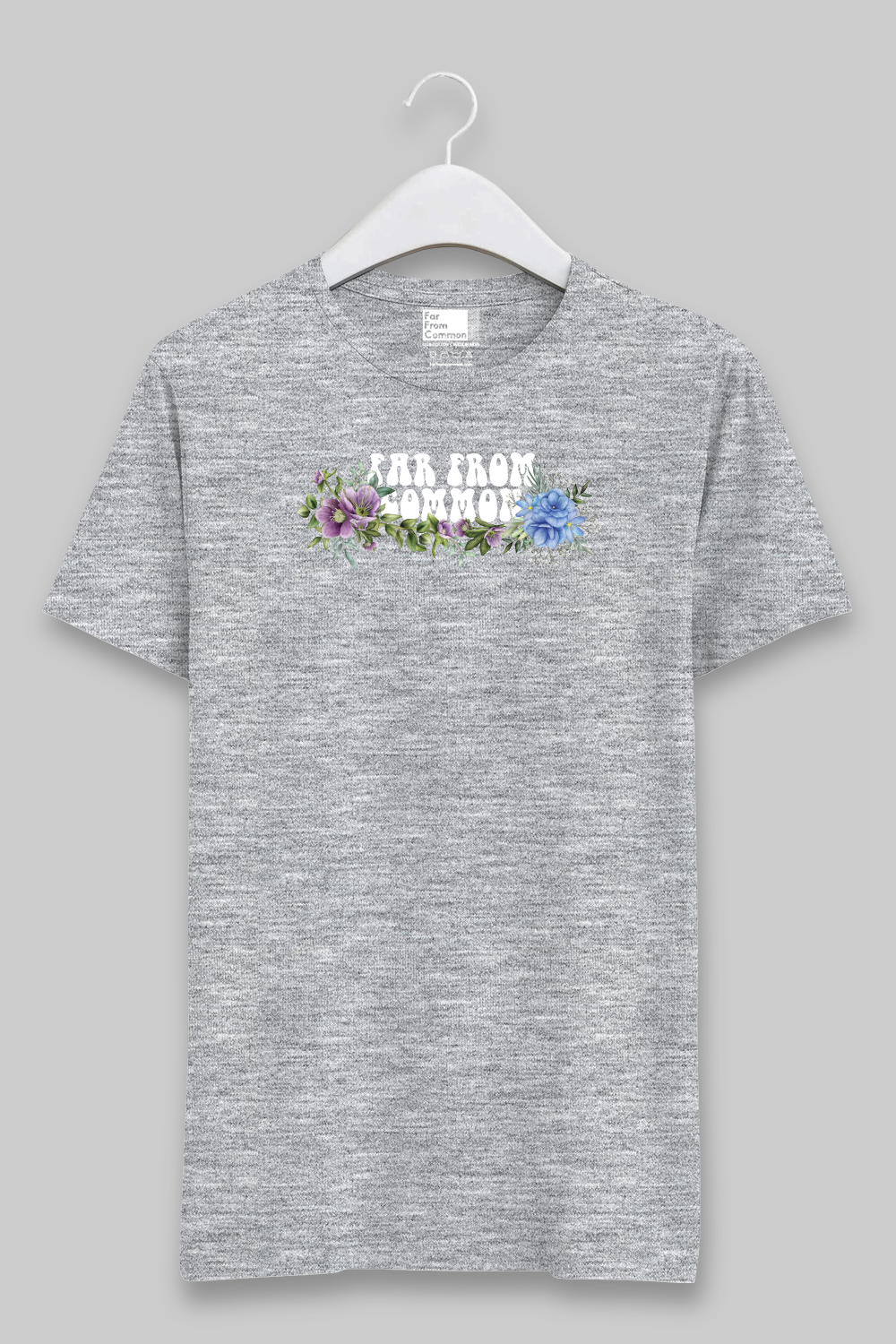 Bloom Unisex Melange Grey T-shirt