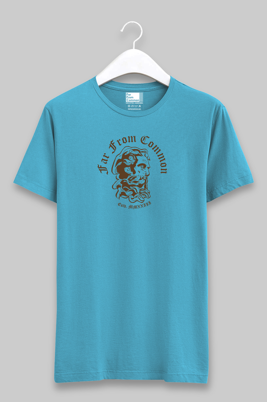 Retro Sculpt Unisex Sky Blue T-shirt