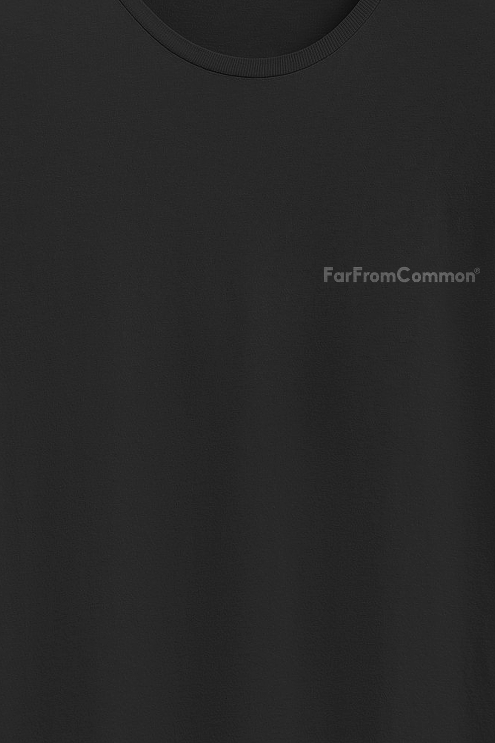 Far From Common Unisex Basics T-shirt Black