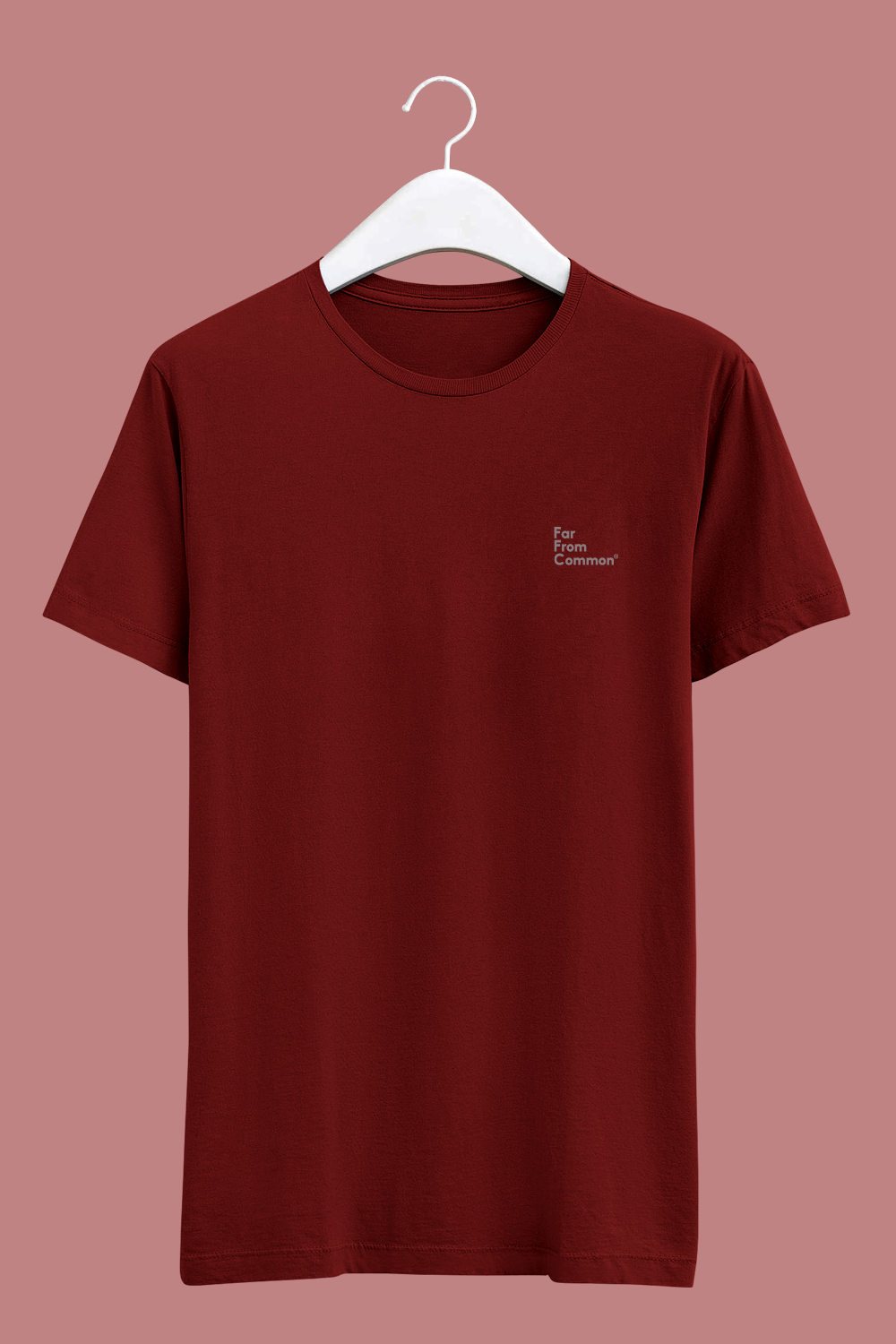 Unisex Basics T-shirt Maroon